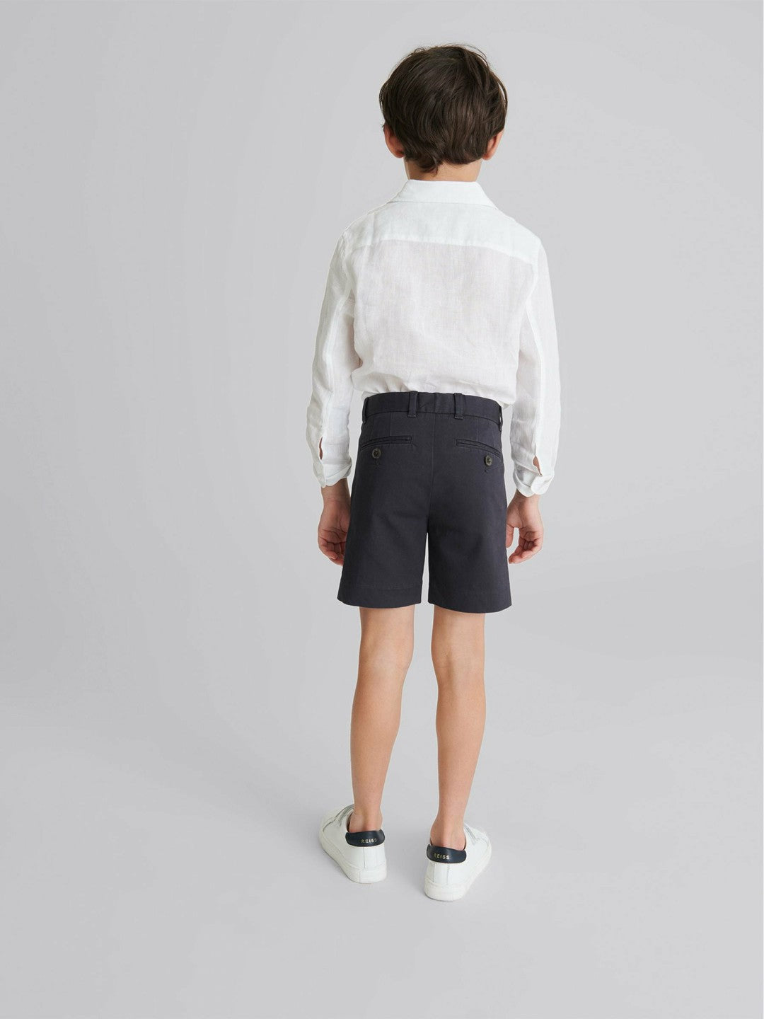 4-9 yrs Casual Chino Shorts in Navy | Reiss Children & Baby Featured