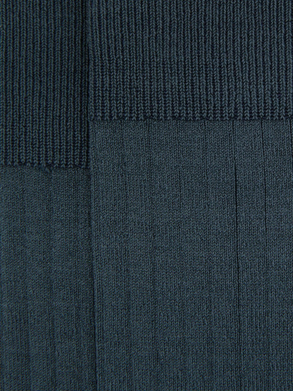 Ribbed Socks in Airforce Blue | Reiss Men Best Seller