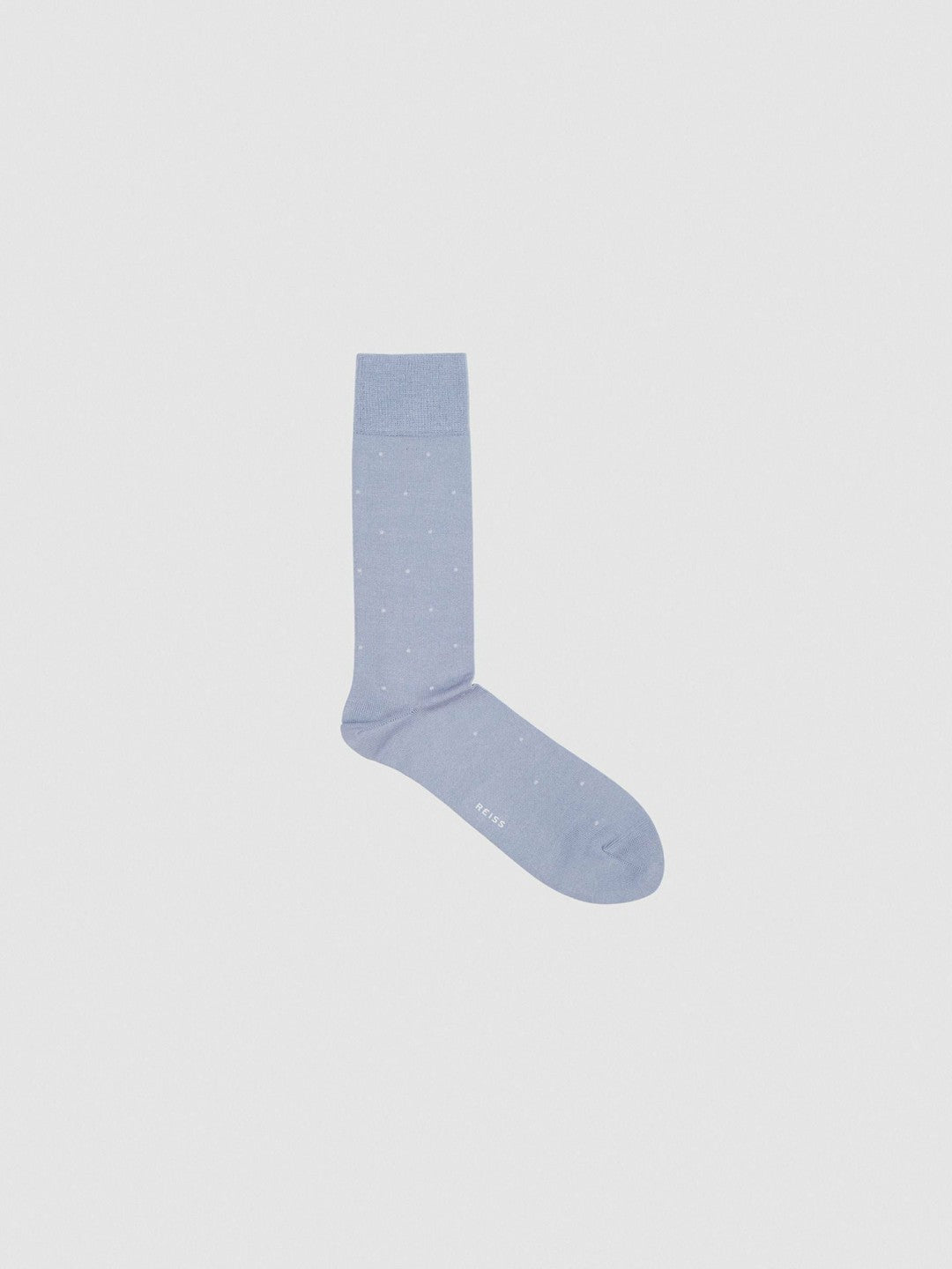 Polka Dot Socks in Airforce Blue | Reiss Men Recommended