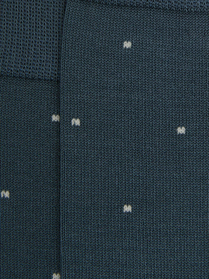 Polka Dot Socks in Airforce Blue | Reiss Men Recommended