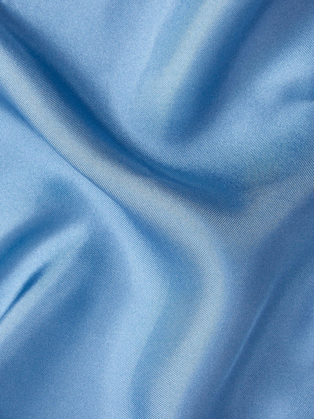 Plain Silk Pocket Square in Airforce Blue | Reiss Men Premium