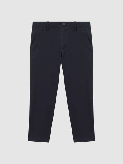 9-14 yrs Slim Fit Casual Chinos in Navy | Reiss Children & Baby Premium