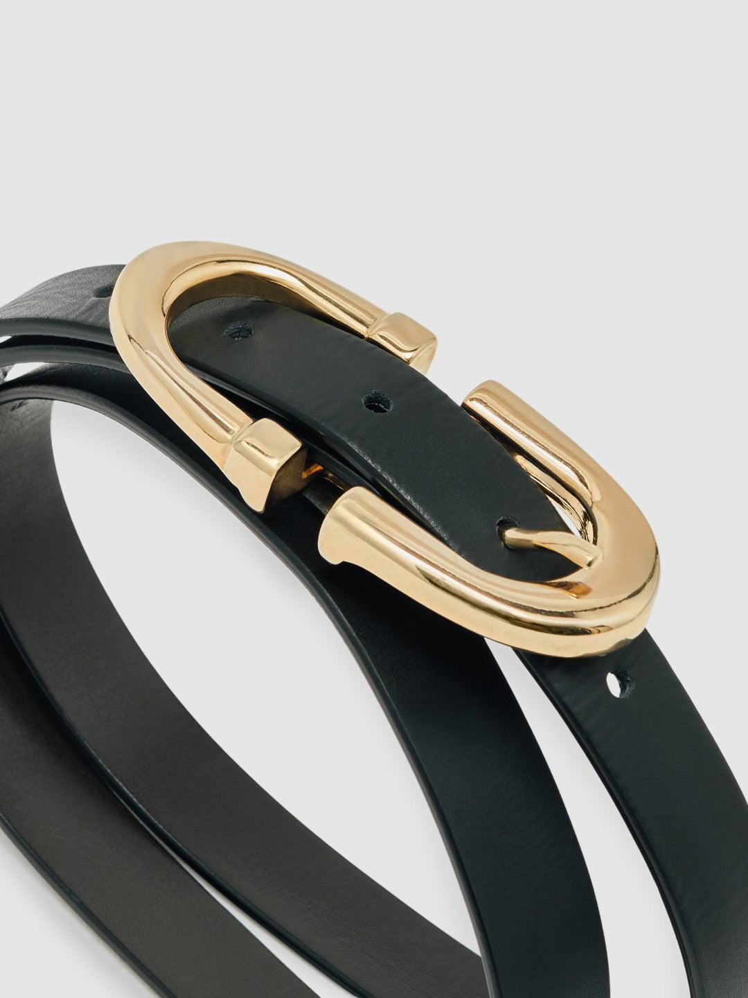 Horseshoe Belt in Black | Reiss Women Recommended