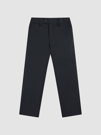 4-9 yrs Wool-Blend Suit Trousers in Navy | Reiss Children & Baby Trending