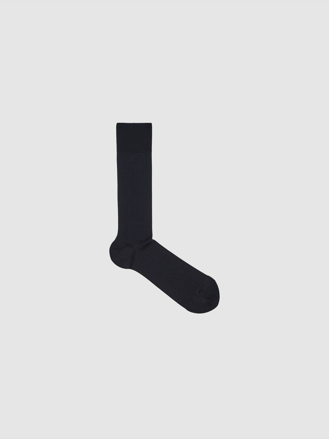 Ribbed Socks in Navy | Reiss Men Best Seller