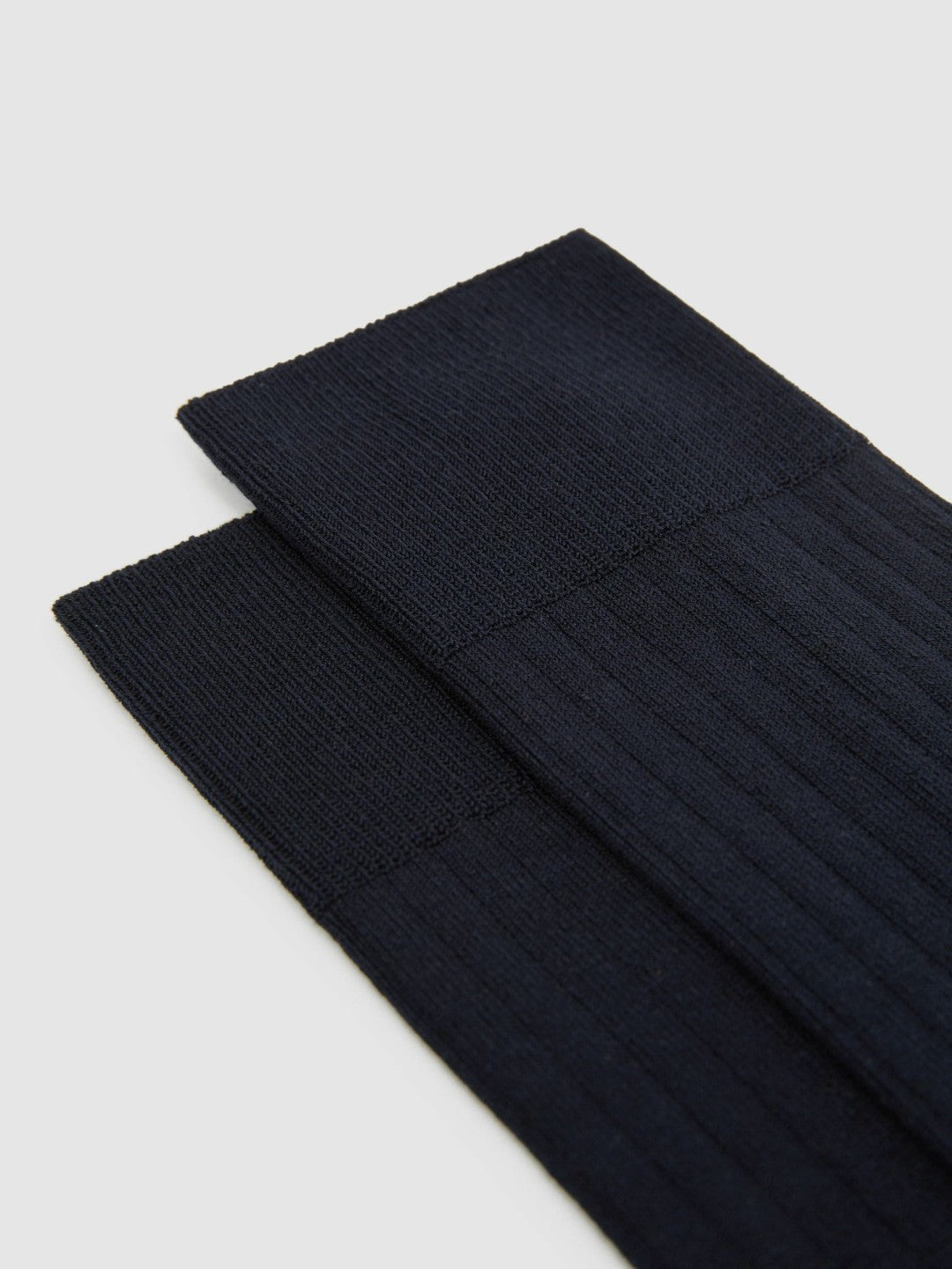 Ribbed Socks in Navy | Reiss Men Best Seller