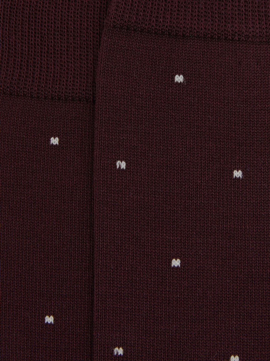 Polka Dot Socks in Bordeaux | Reiss Men Popular