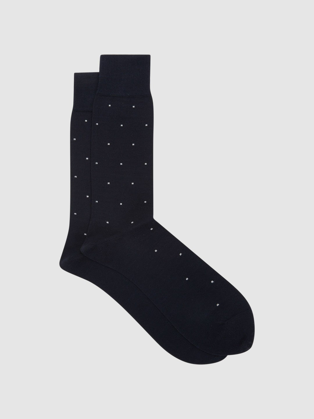 Polka Dot Socks in Navy | Reiss Men New
