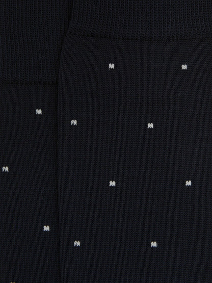 Polka Dot Socks in Navy | Reiss Men New