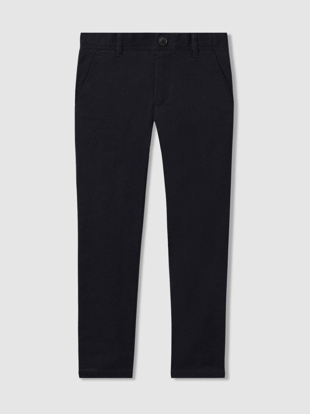 3-9 yrs Slim Fit Casual Chinos in Navy | Reiss Children & Baby Signature