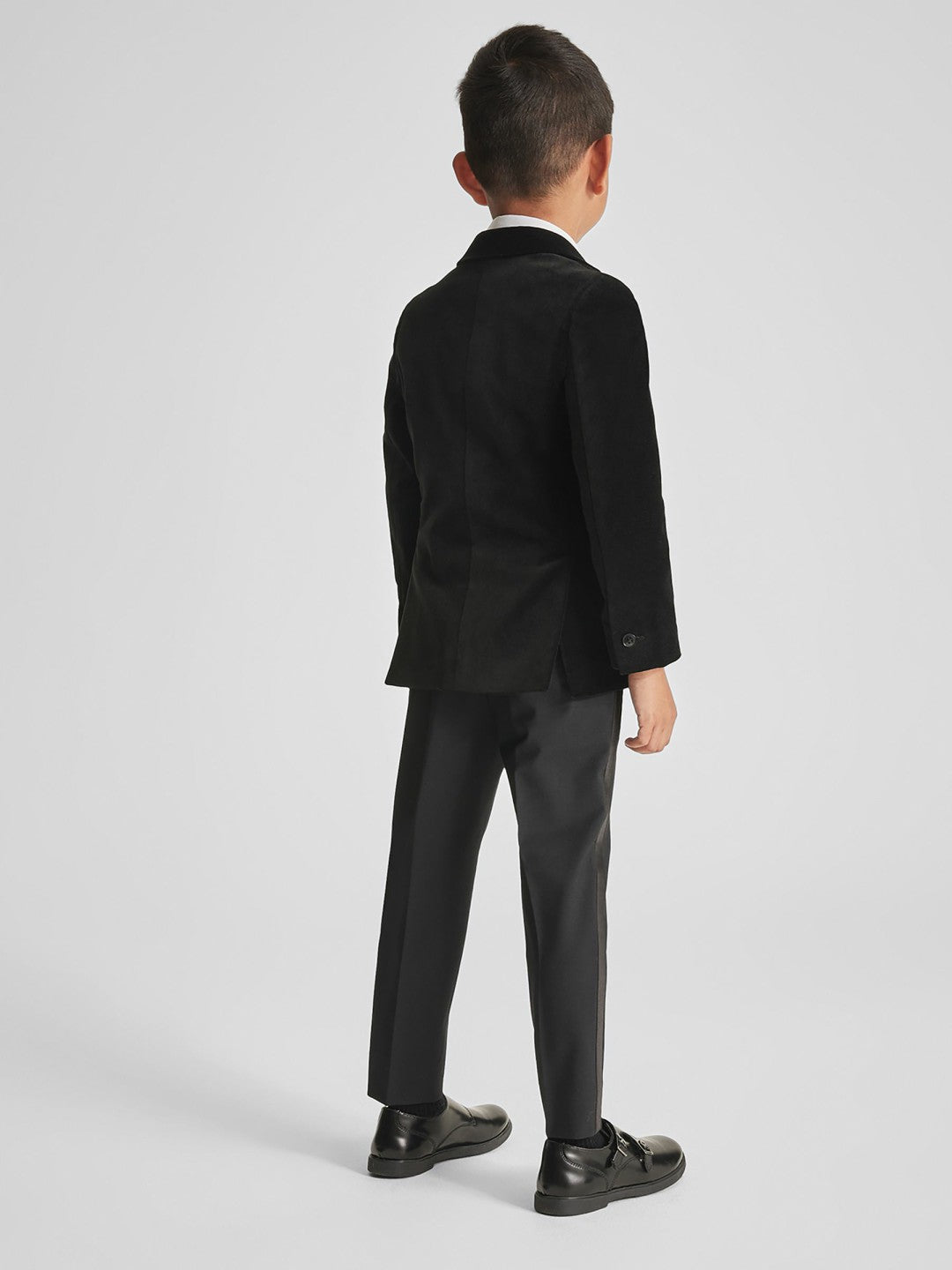 4-9 yrs Single Breasted Velvet Blazer in Black | Reiss Children & Baby Popular