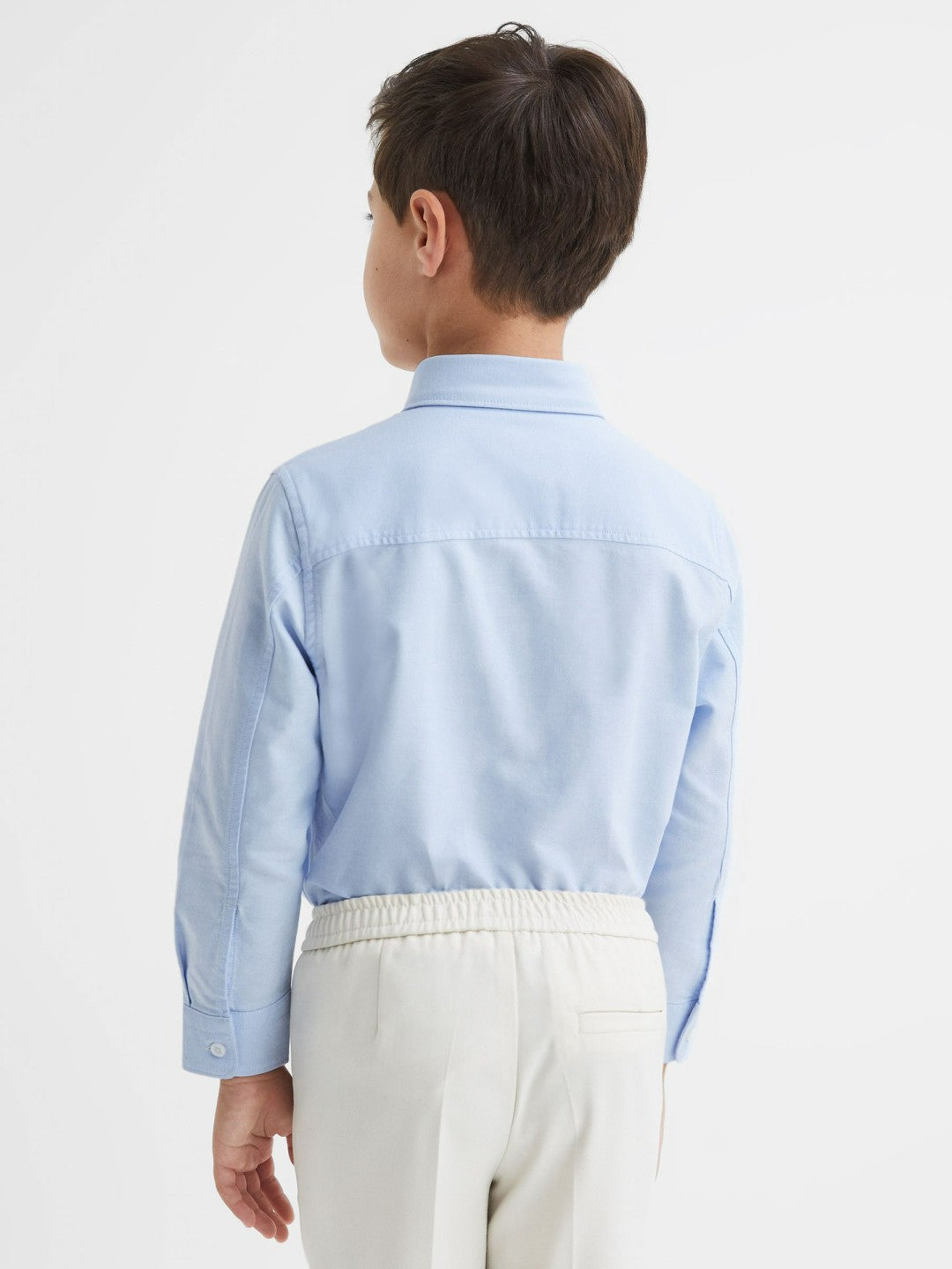 3-9 yrs Button Down Oxford Shirt in Soft Blue | Reiss Children & Baby Premium