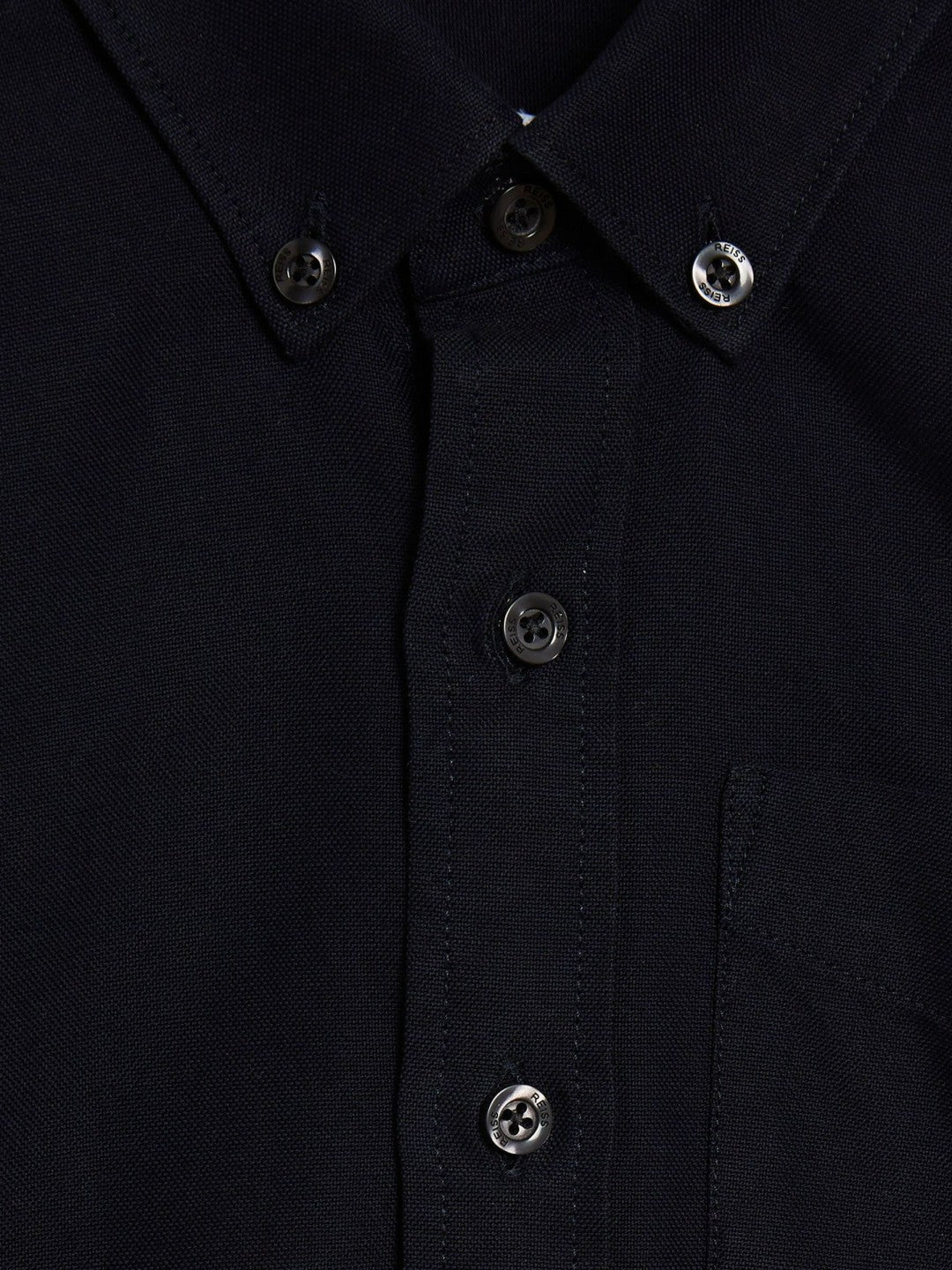 9-14 yrs Button Down Oxford Shirt in Navy | Reiss Children & Baby Popular