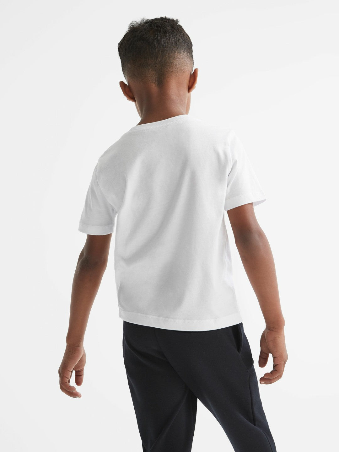 9-13 yrs Crew Neck T-Shirt in White | Reiss Children & Baby Featured