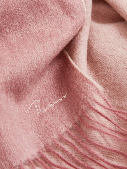 Wool-Cashmere Scarf in Blush | Reiss Women Popular