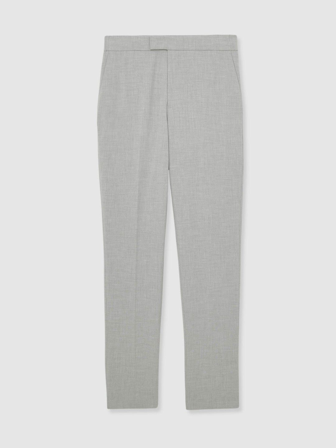 Slim-Fit Internal-Drawstring Trousers in Grey | Reiss Men Trending