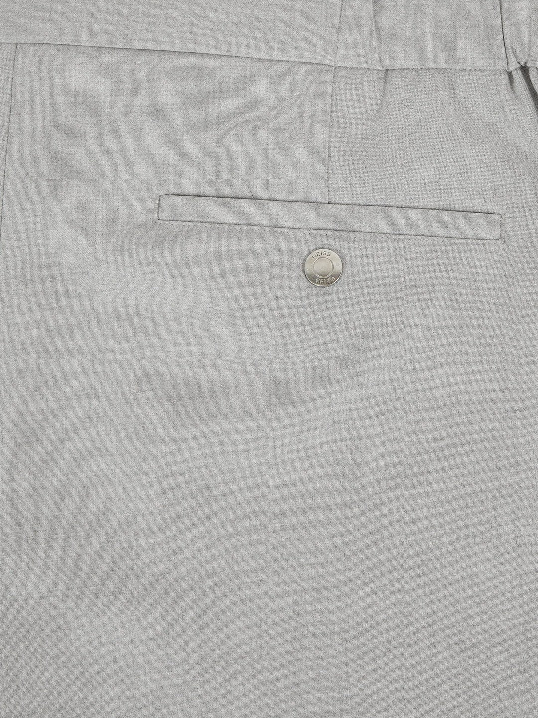 Slim-Fit Internal-Drawstring Trousers in Grey | Reiss Men Trending