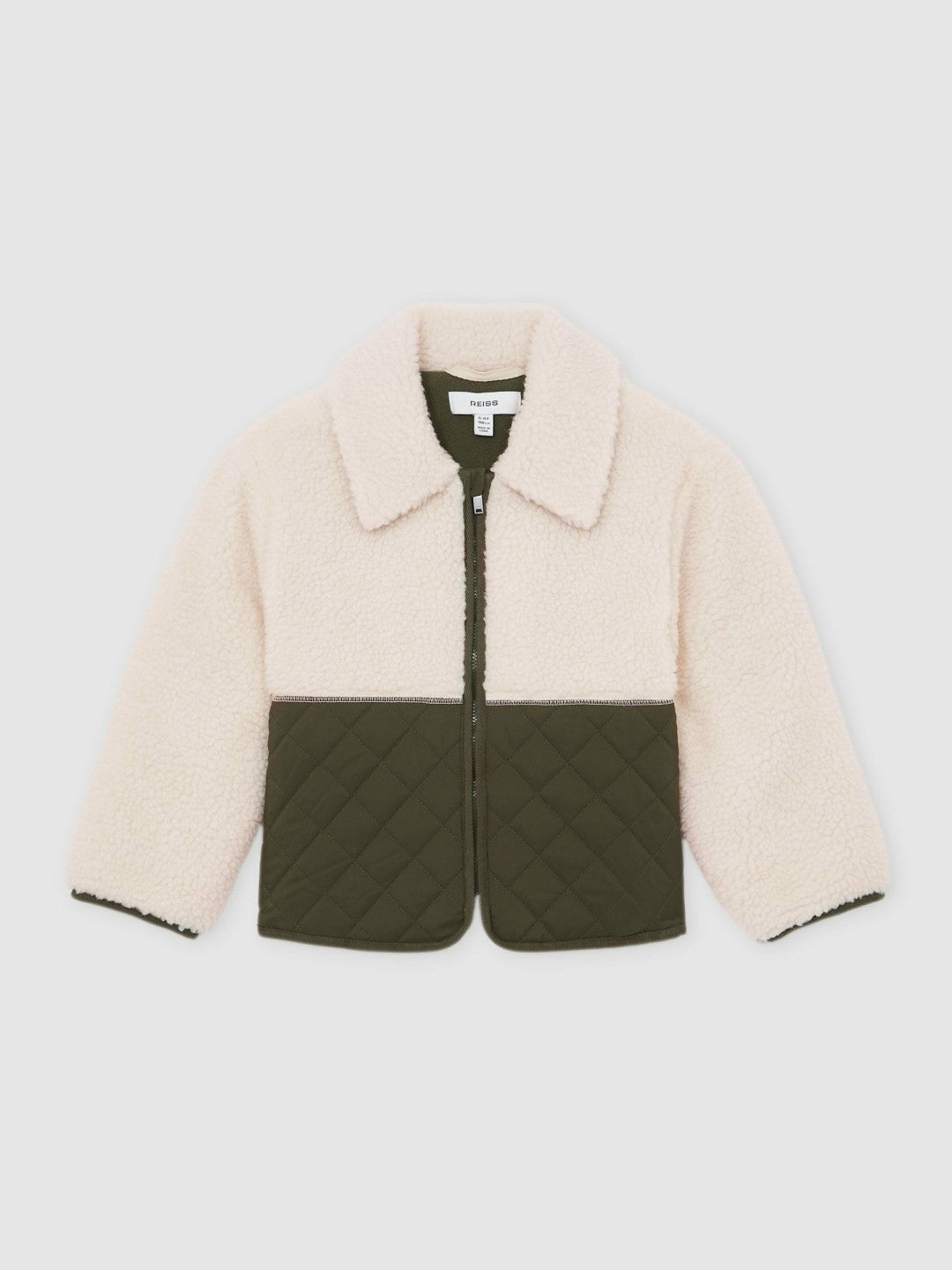 3-9 yrs Quilted Borg Jacket in Ecru | Reiss Children & Baby Popular