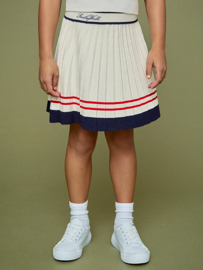 4-9 yrs SmileyWorld Tennis Skirt in Off White | Reiss Children & Baby Signature