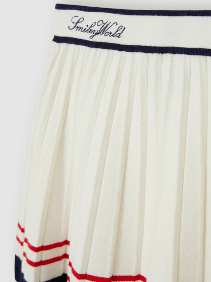 4-9 yrs SmileyWorld Tennis Skirt in Off White | Reiss Children & Baby Signature
