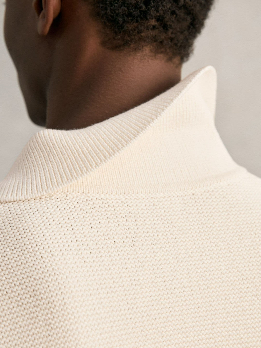 Oversize Textured Polo Shirt Cotton-Blend in Off White | Reiss Men Popular
