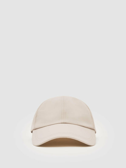 Embroidered-Logo Tech Baseball Cap in Stone | Reiss Men Featured