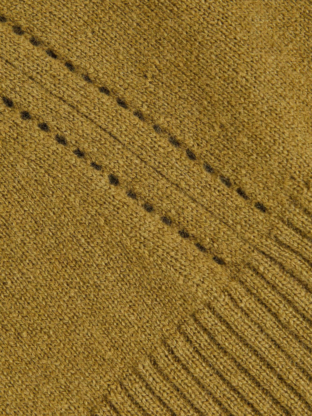 9-13 yrs Wool-Blend Open-Stitch Jumper with Cashmere in Khaki Green | Reiss Children & Baby Popular