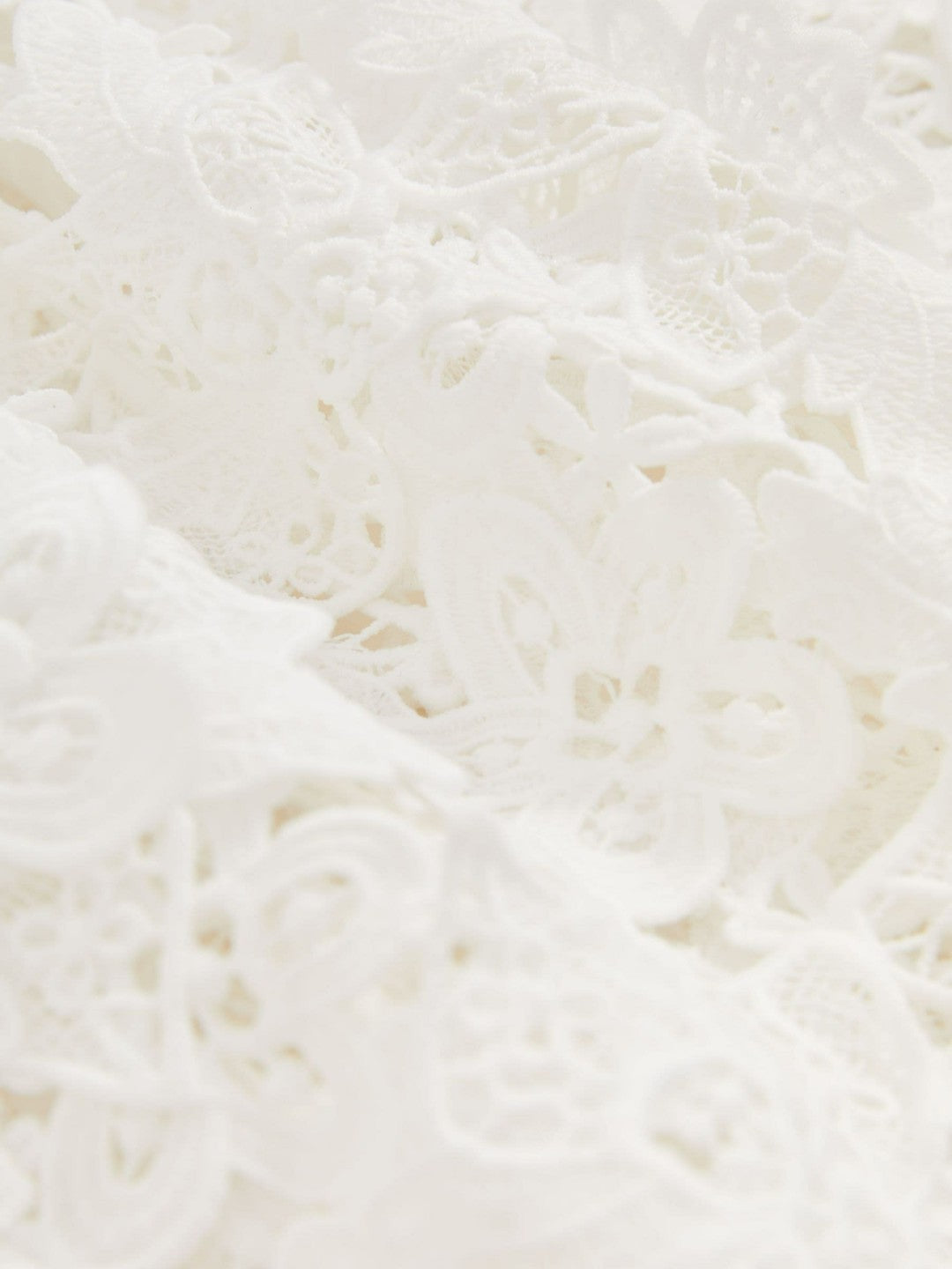 Cotton Cut Out Lace Cami Top in Ivory | Reiss Women Premium