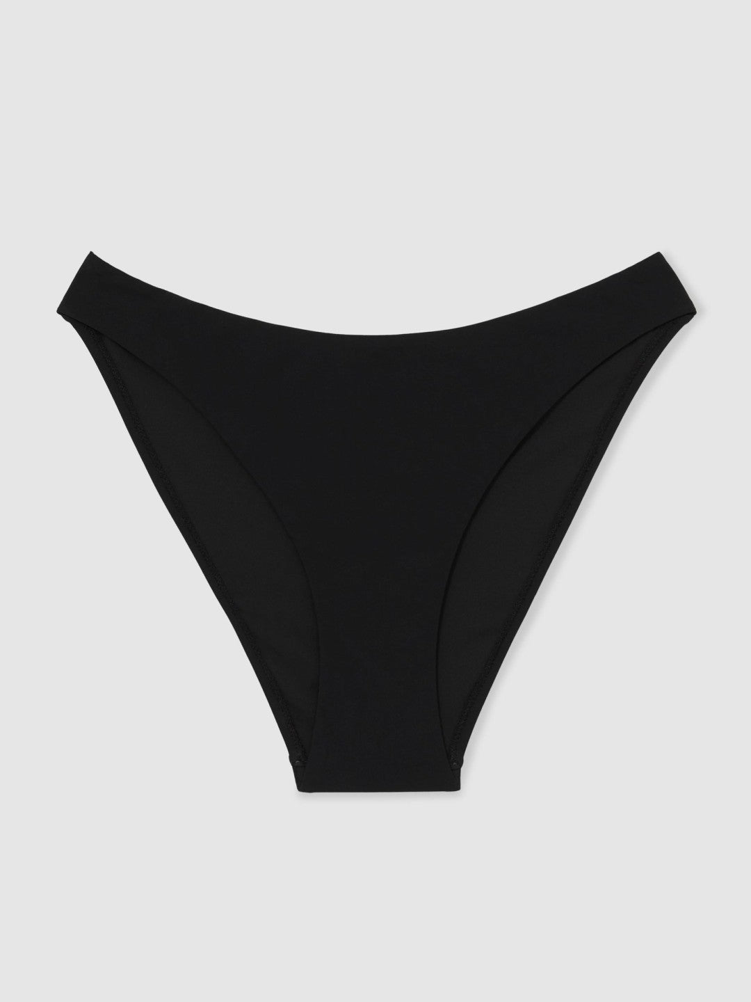 High Cut Bikini Bottoms in Black | Reiss Women New