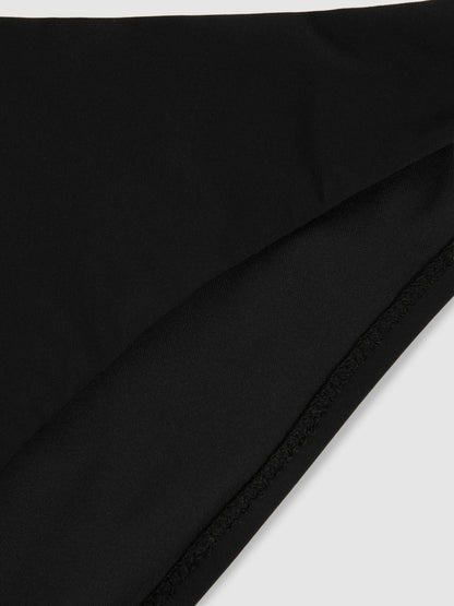 High Cut Bikini Bottoms in Black | Reiss Women New