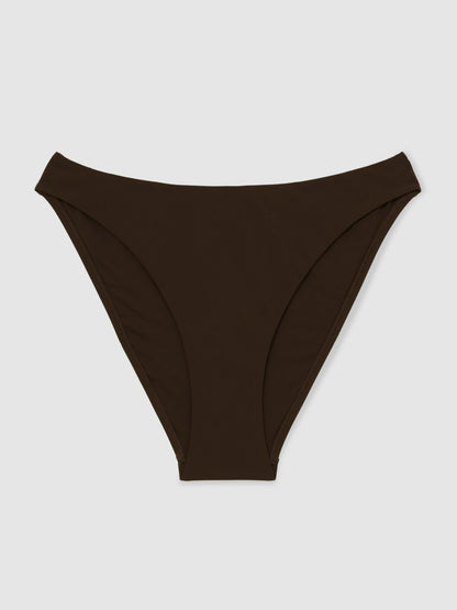High Cut Bikini Bottoms in Chocolate | Reiss Women Recommended