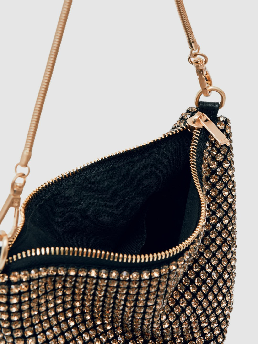 Crystal Bracelet Pouch Bag in Gold | Reiss Women Exclusive