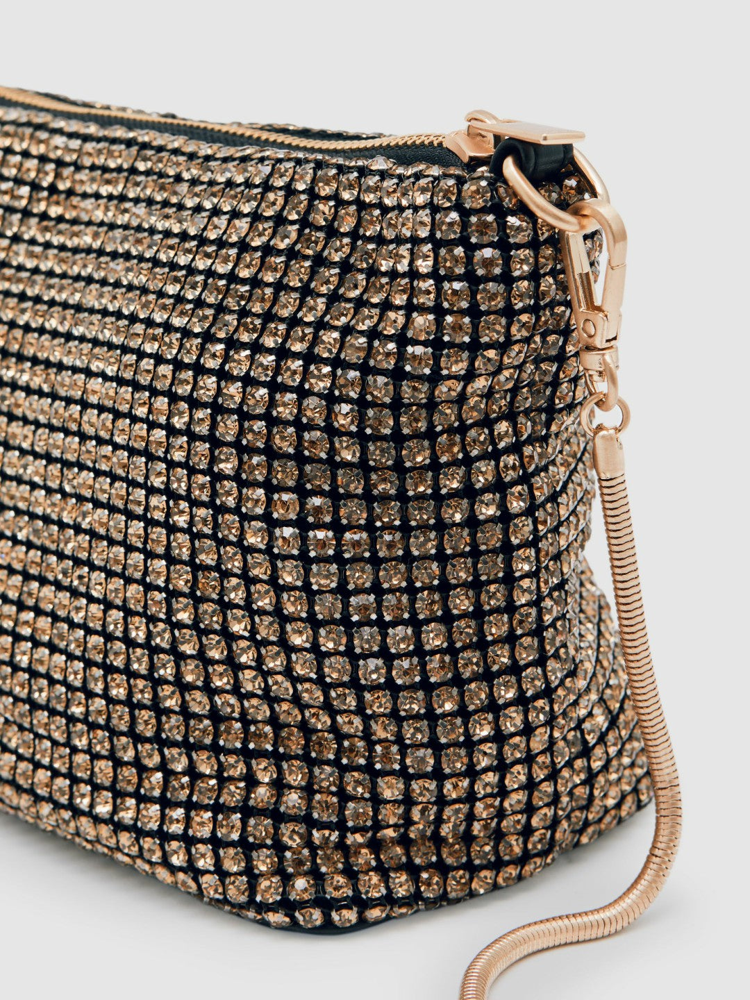 Crystal Bracelet Pouch Bag in Gold | Reiss Women Exclusive