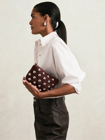Bag in Oxblood | Reiss Women Exclusive