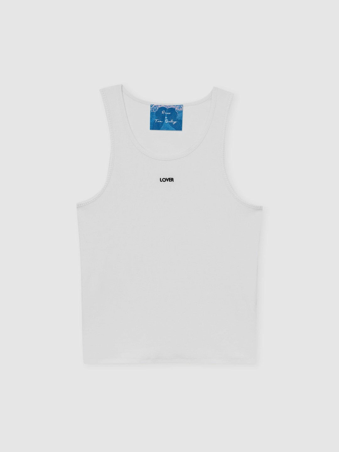 | Tom Daley Cotton Lover Vest with Stretch in White | Reiss Men New