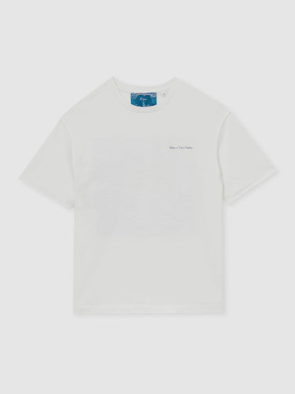 | Tom Daley Graphic-Print T-Shirt in White | Reiss Men Recommended