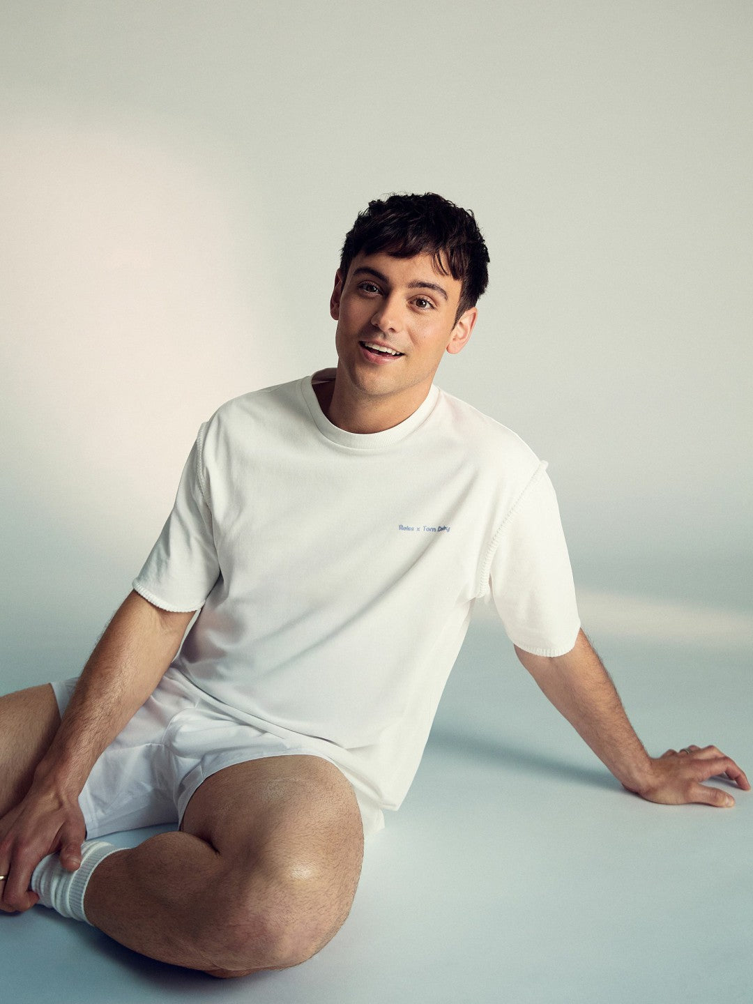 | Tom Daley Graphic-Print T-Shirt in White | Reiss Men Recommended