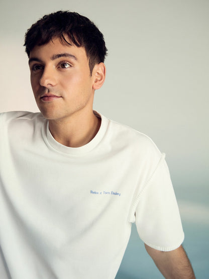 | Tom Daley Graphic-Print T-Shirt in White | Reiss Men Recommended