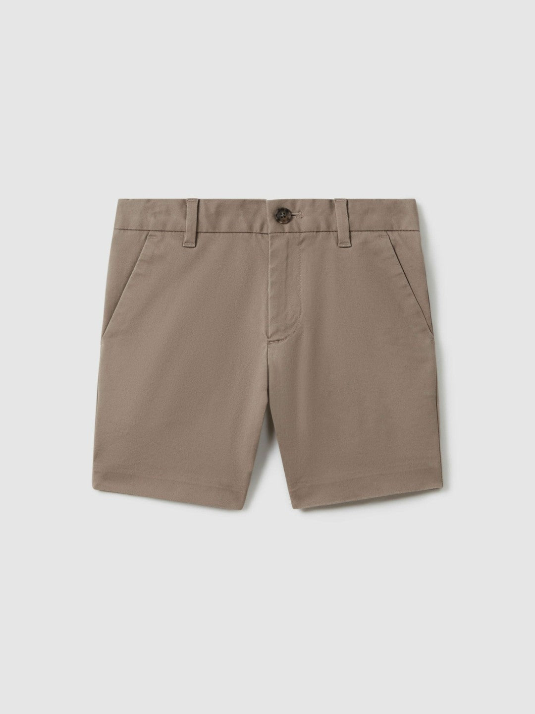 3-9 yrs Cotton Chino Shorts with Stretch in Stone | Reiss Children & Baby New