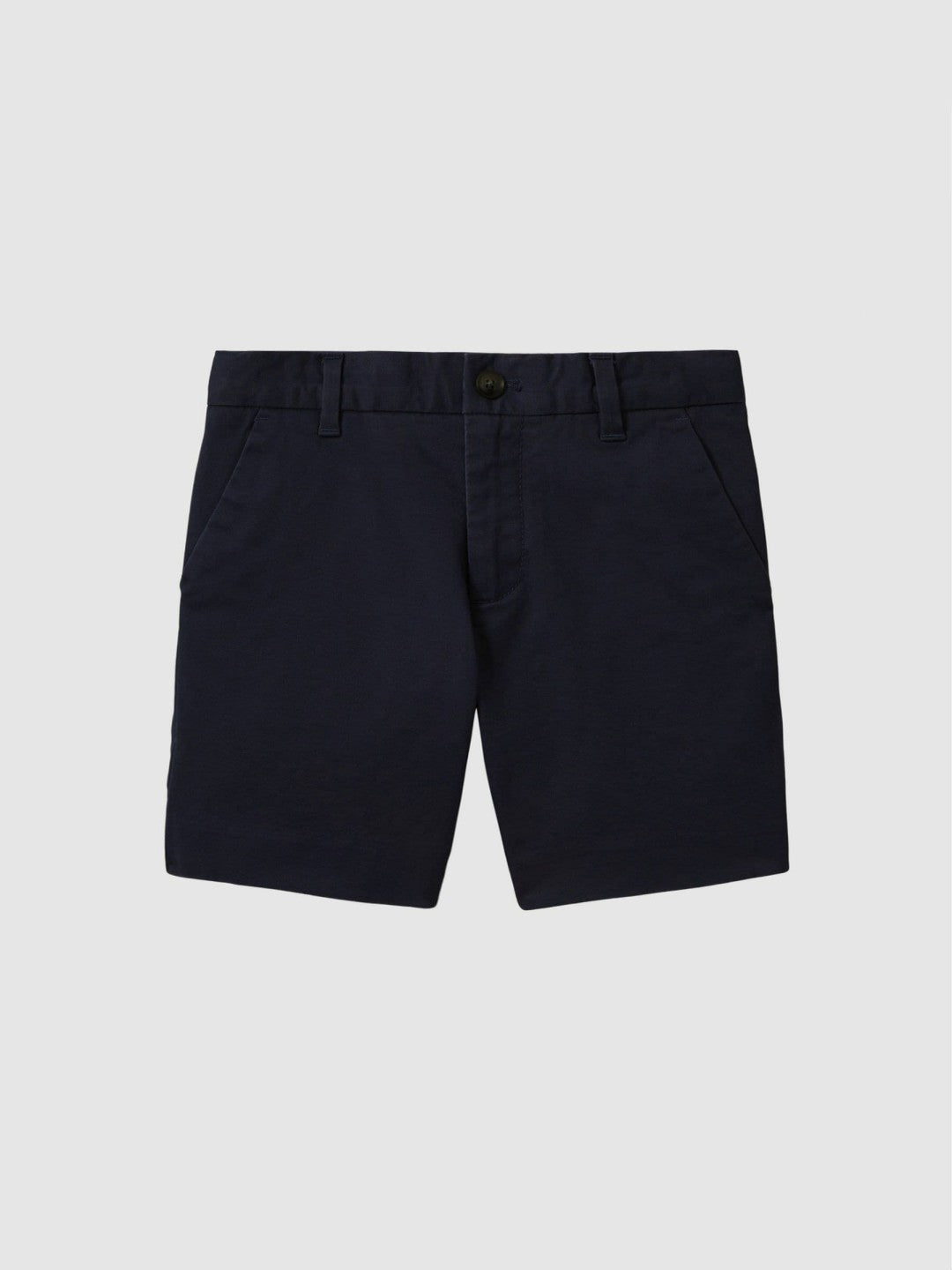 9-13 yrs Cotton Chino Shorts with Stretch in Navy | Reiss Children & Baby Trending
