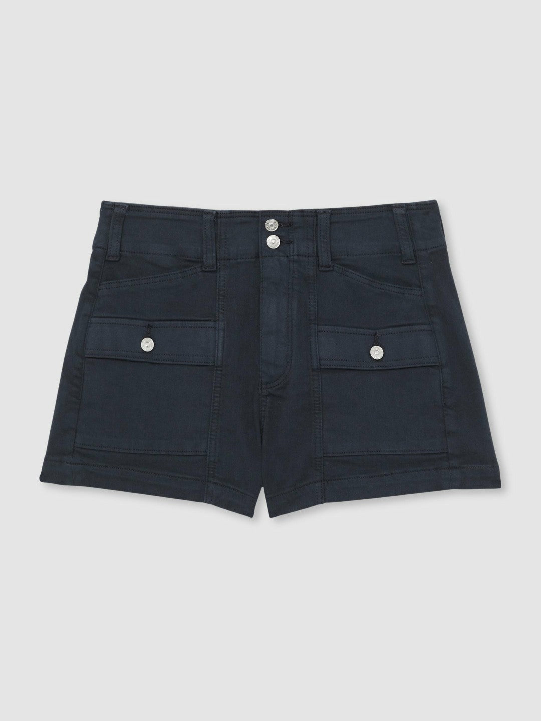 Paige Cargo Shorts in Navy | Reiss Women Recommended