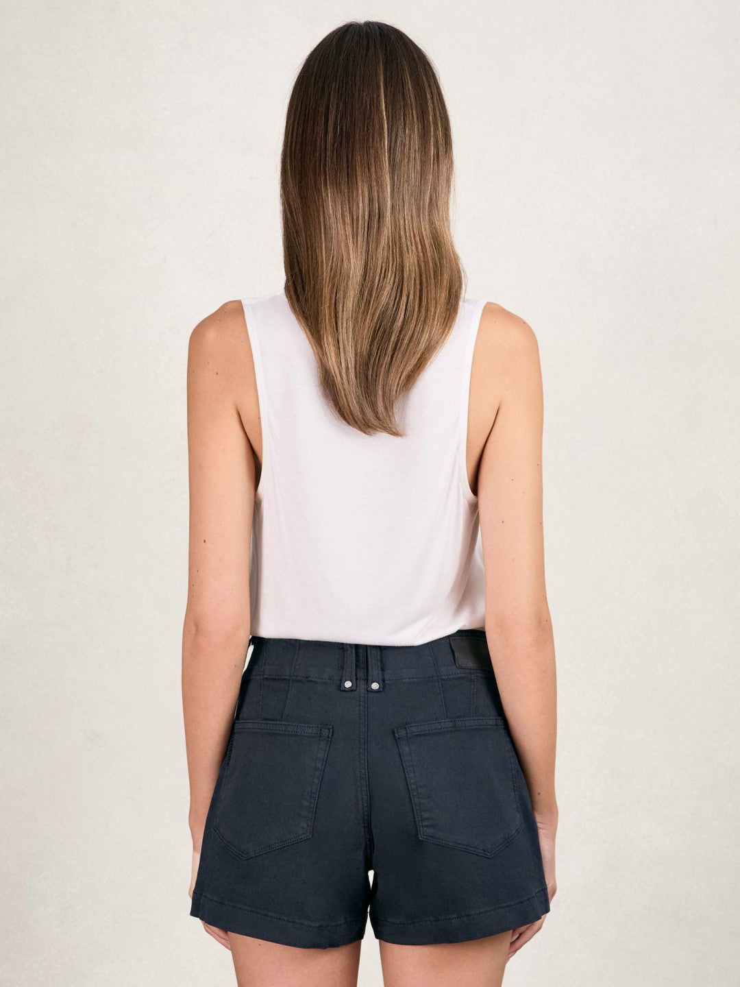 Paige Cargo Shorts in Navy | Reiss Women Recommended