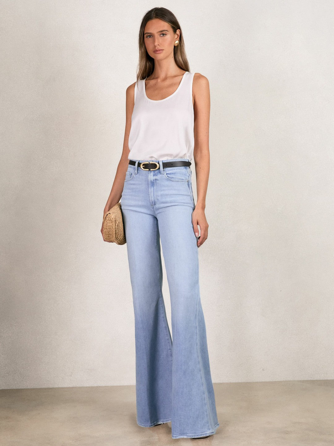 Paige Shorts in Light Blue | Reiss Women Recommended