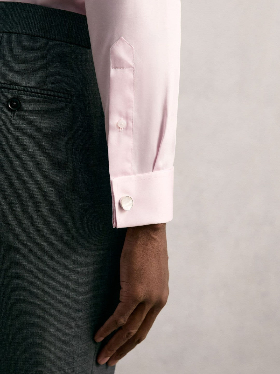 Slim Fit Slim-Fit Cotton-Sateen Shirt in Pink | Reiss Men Trending
