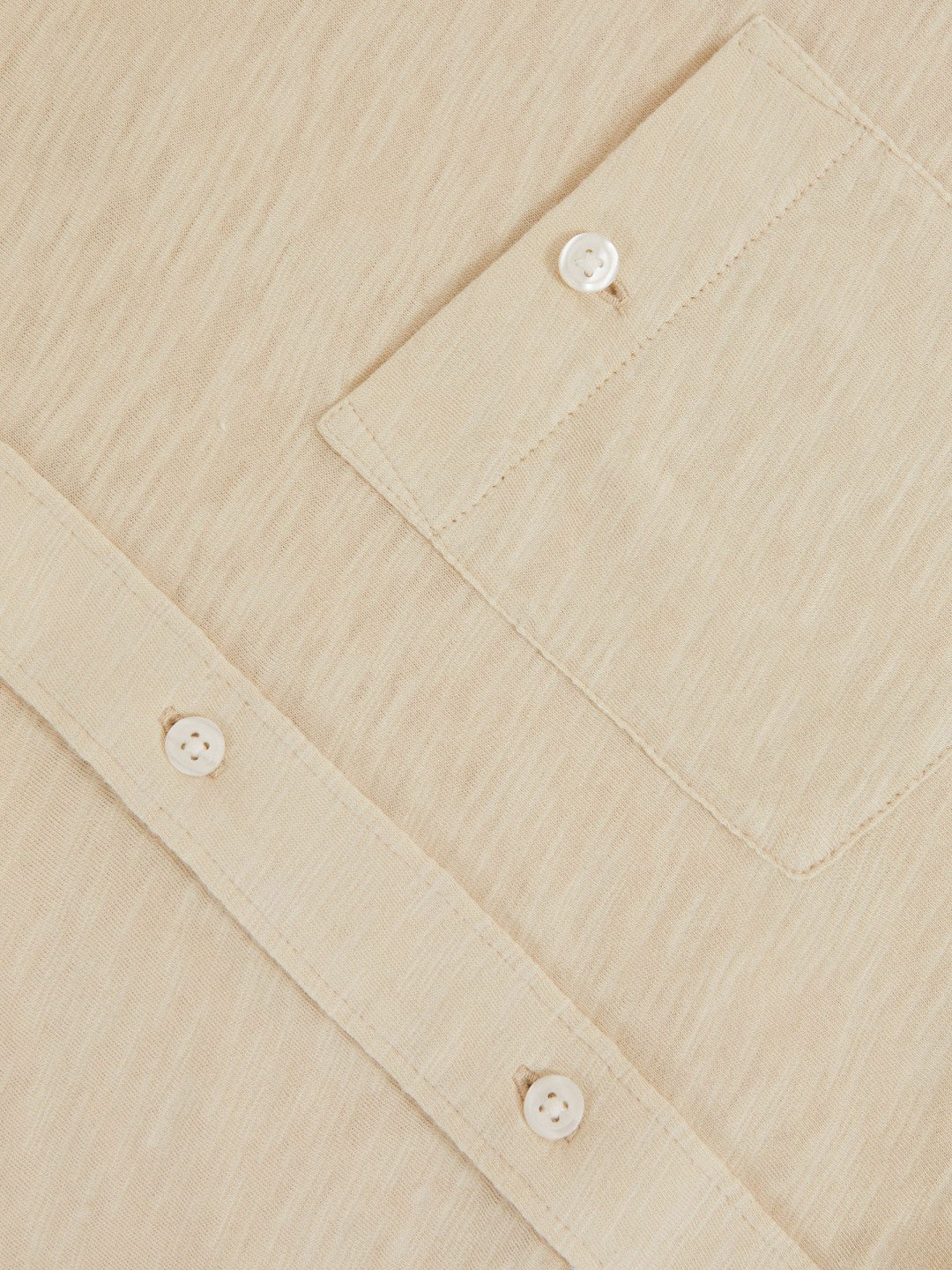 Paige Carillo Short Sleeve Shirt in Cream | Reiss Men Featured