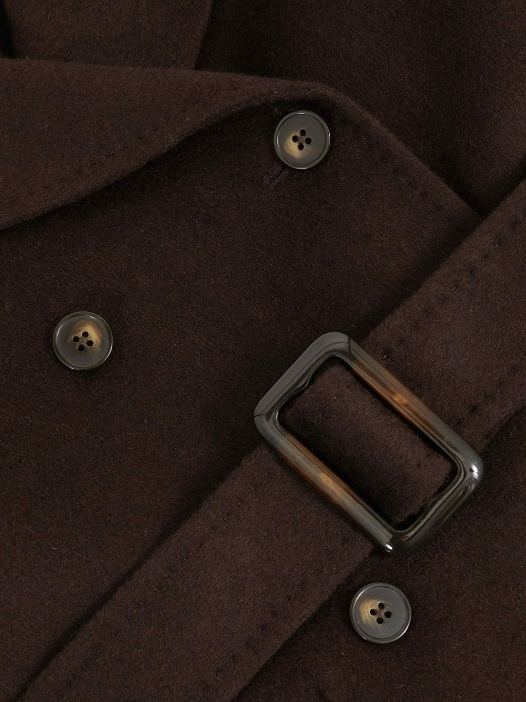 9-13 yrs Double-Breasted Blindseam Wool-Blend Coat in Chocolate Brown | Reiss Children & Baby Best Seller