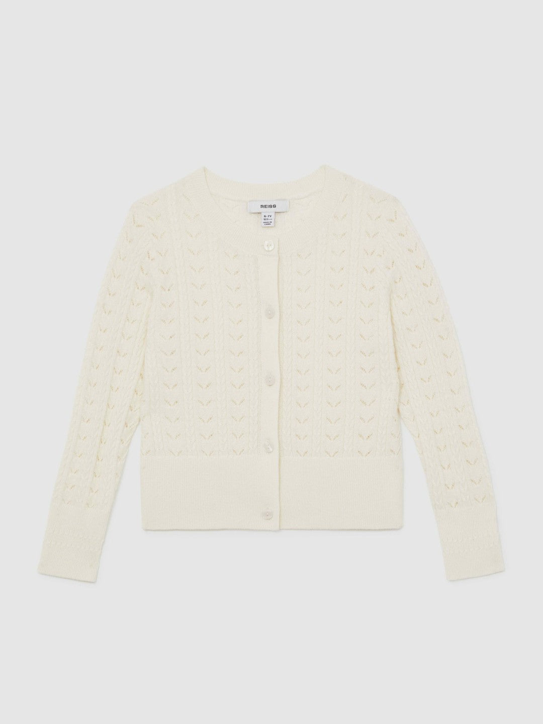 Cardigan in Ivory | Reiss Children & Baby Premium