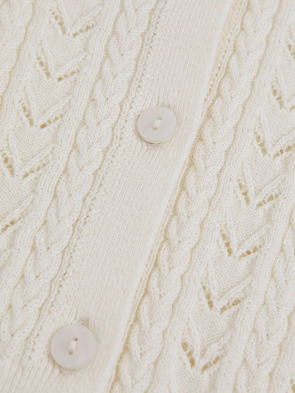 Cardigan in Ivory | Reiss Children & Baby Premium