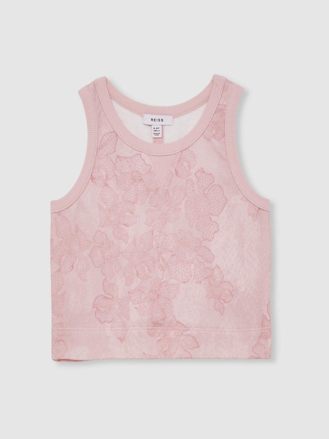 3-9 yrs Cotton Floral Vest and Joggers Set in Pink Print | Reiss Children & Baby Best Seller