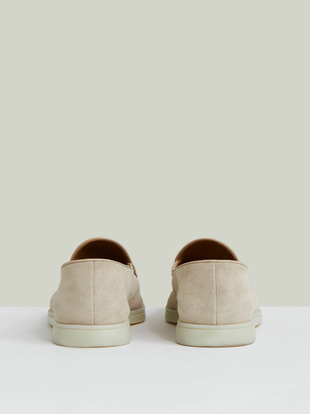Suede Tassel Loafers in Light Stone | Reiss Men Signature
